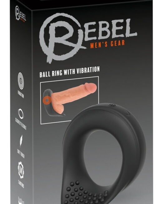 REBEL ERECTIE ONDERSTEUNENDE VIBRO TESTIKEL RING