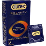 DUREX INTENSITY PREMIUM LATEXVRIJE CONDOOMS 8 ST