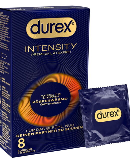 DUREX INTENSITY PREMIUM LATEXVRIJE CONDOOMS 8 ST