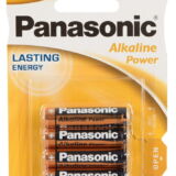 PANASONIC KRACHTIG ALKALINE SEXTOY BATTERIJEN 4 AAA