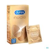 DUREX NUDE CONDOOMS HAUTNAH LATEXVRIJ 10 STUKS