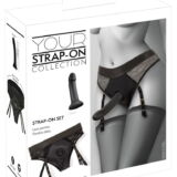 STRAP ON SLIPJE MET JARRETELS EN SILICONEN DILDO