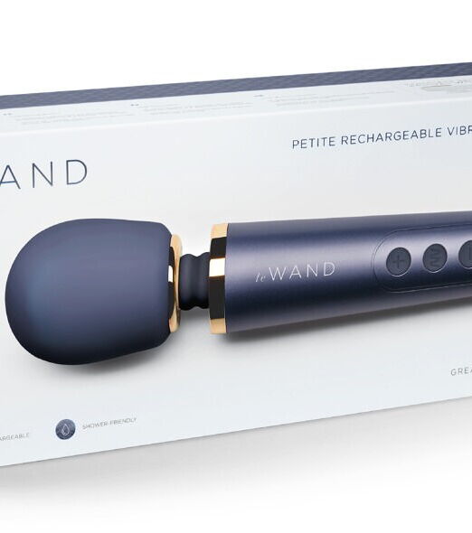 LE WAND PETITE NAVY OPLAADBARE VIBRO MASSAGER
