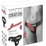 STRAP ON HARNAS SET MET STOOT VIBRATOR OP AFSTAND