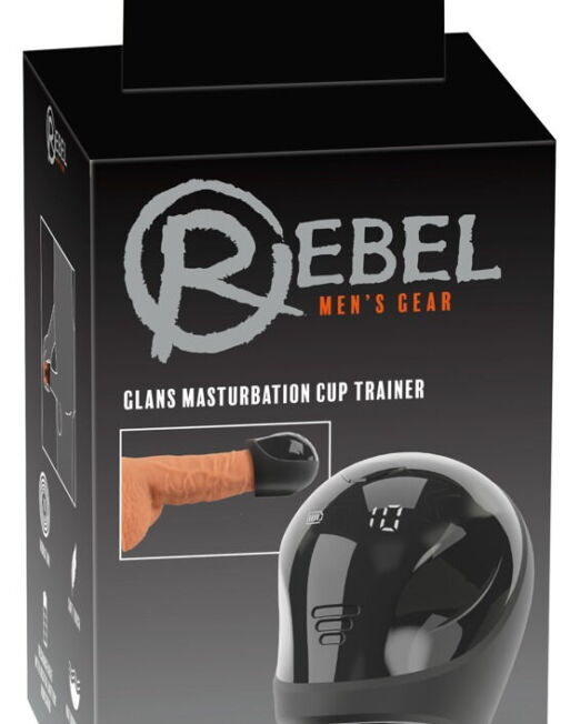 REBEL VIBRO EIKEL MASTURBATOR CUP TRAINER MET LED