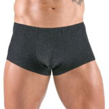 SVENJOYMENT IRISERENDE ZWART ZILVER LUREX BOXER