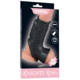 LOVETOY KNIGHTS RING DRIP VIBRO PENIS SLEEVE ZWART