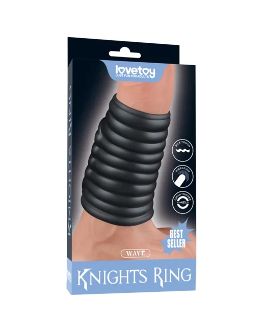 LOVETOY KNIGHTS RING WAVE VIBRO PENIS SLEEVE