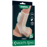 LOVETOY KNIGHTS RING RIDGE VIBRERENDE PENIS SLEEVE