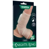 LOVETOY KNIGHTS RING WAVE VIBRERENDE PENIS SLEEVE