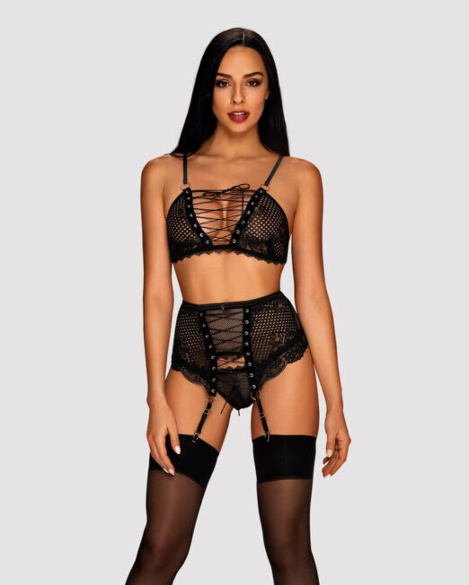 OBSESSIVE BASITTA UITDAGEND 3 DELIG LINGERIE SETJE