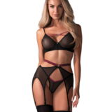 OBSESSIVE NOVENES SEXY TRANSPARANTE LINGERIE SET
