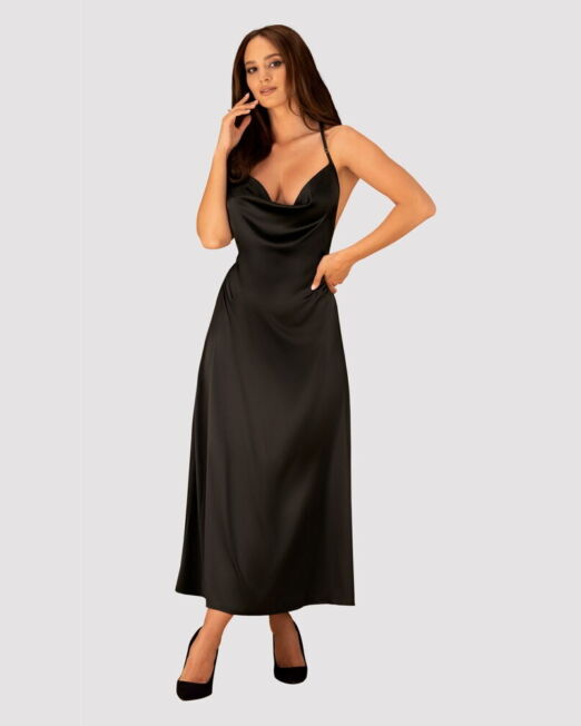 OBSESSIVE AGATYA LINGERIE STIJL JURK MET DESIGN KANT