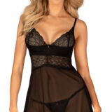 OBSESSIVE CHEMERIS BABYDOLL SET MET PUSH UP CUPS