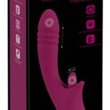 JAVIDA STERK STOTENDE VIBRATOR MET LIKKENDE TONG