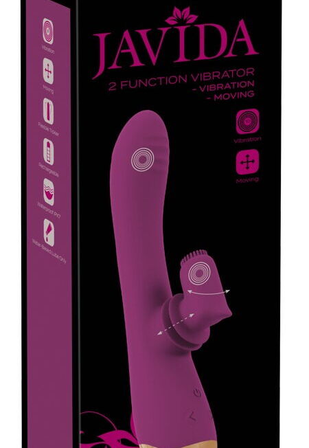 JAVIDA G SPOT VIBRATOR MET FLEXIBELE CLIT STIMULATOR