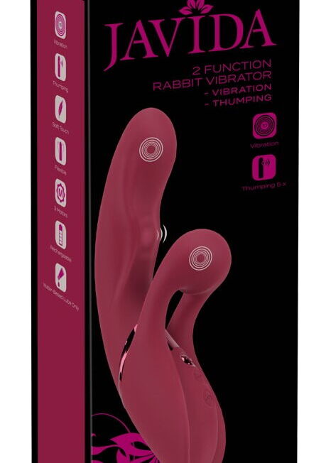 JAVIDA KLOPPENDE VIBRATOR MET CLIT BULLET STIMULATIE