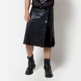 CATANZARO INGVALD FAUX CUIR HEREN KILT IN KUNSTLEER