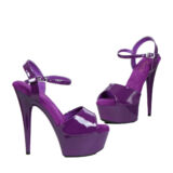SEXY EROTISCH PAARS VINYL LAK PLATEAU SCHOENEN