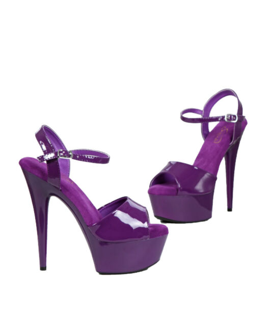 SEXY EROTISCH PAARS VINYL LAK PLATEAU SCHOENEN
