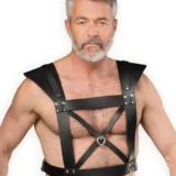 STOER LEDER HEREN BORSTHARNAS ROMEINS GLADIATOR