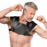 LEREN HEREN BORST HARNAS ROMEINS GLADIATOR STIJL