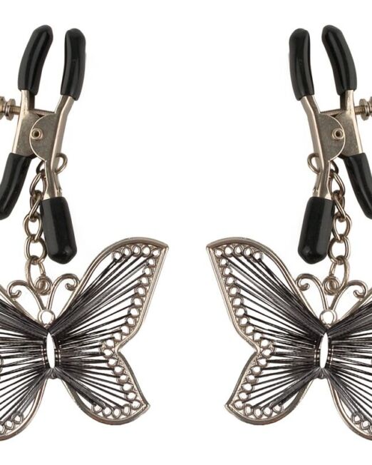 FFS ZILVER METALEN TEPELKLEMMEN MET VLINDERS
