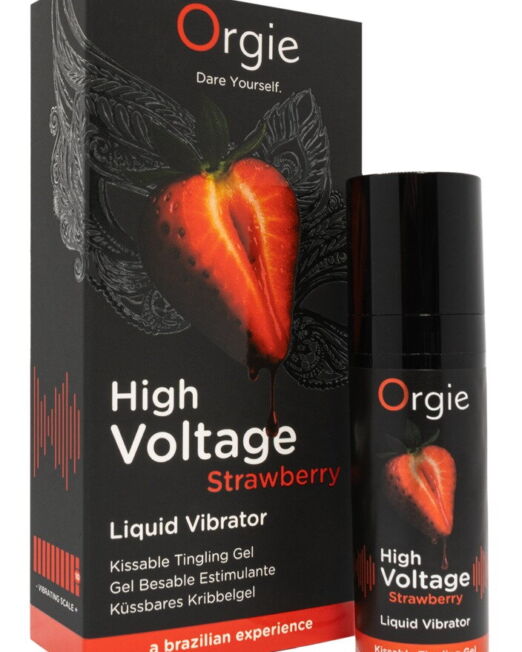 ORGIE HIGH VOLTAGE AARDBEI KUSBARE STIMULATIEGEL