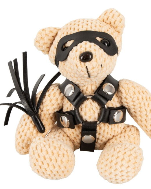 BAD KITTY SM TEDDY MET HARNAS MASKER EN ZWEEP