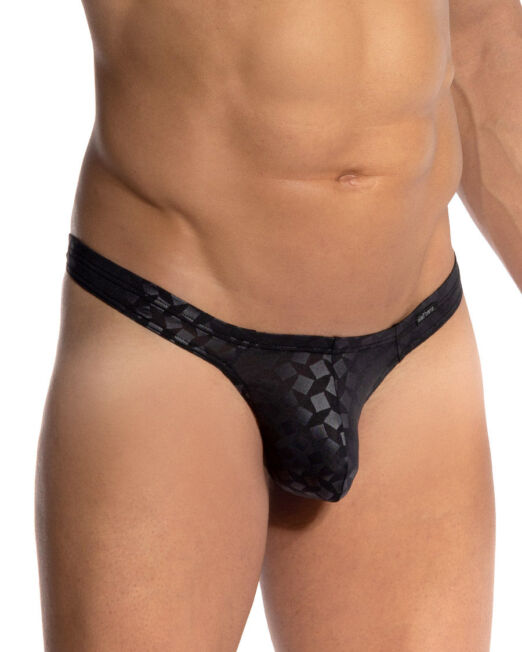 OLAF BENZ RED2501 ZWARTE MINISTRING MET DESIGN