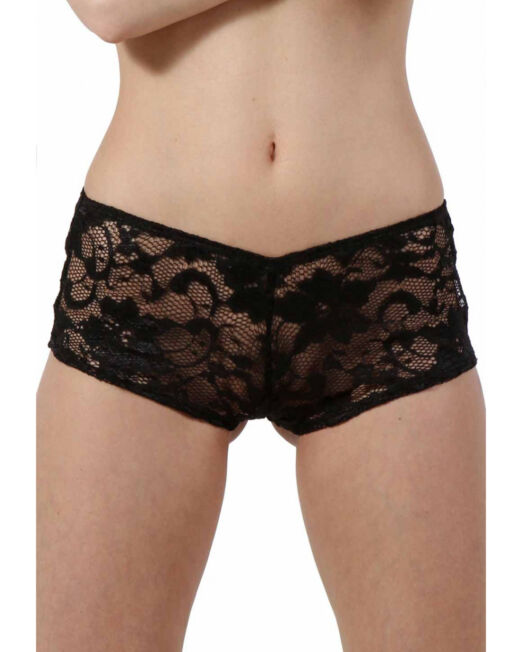 sexy-lingerie-zwart-bloem-kanten-hotpants-kopen