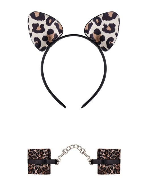 OBSESSIVE TIGERLLA OORTJES DIADEEM MET POLSBOEIEN