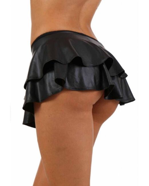 sexy-wetlook-mini-rokje-met-geplooide-laagjes-kopen