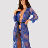 OBSESSIVE COBALTESS LUXE KOBALT BLAUWE PEIGNOIR