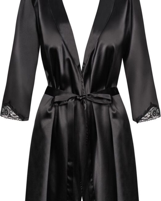 obsessive-satinia-zwart-satijnen-neglige-kamerjas-kopen