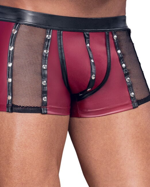 NEK COOLE MAT RODE LOOK BOXER MET MESH EN STUDS