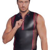 NEK STRAK HEREN SHIRT IN MATTE RACER LOOK MET RITS