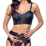 COTTELLI KINKY MATTE JARRETEL SET MET STRAS RITSEN