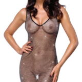 COTTELLI STRALENDE DOORSCHIJNENDE STRAS NET JURK