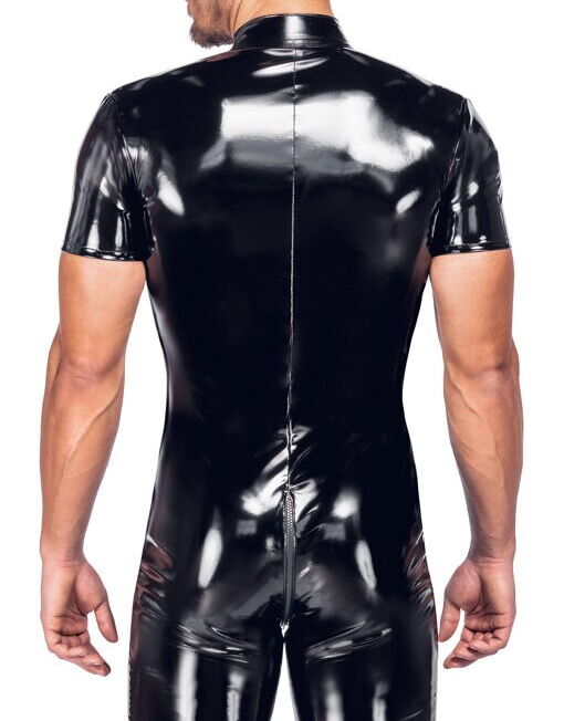 black-level-kort-strakke-heren-jumpsuit-met-ritsen-kopen