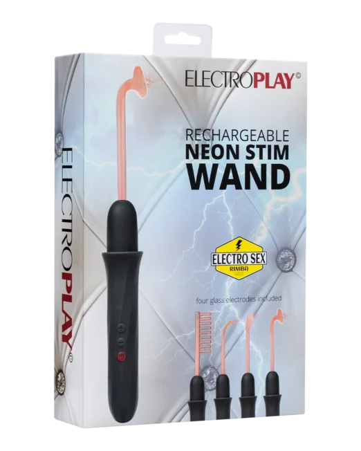 ELECTRO PLAY OPLAADBARE NEON E STIMULATIE WAND
