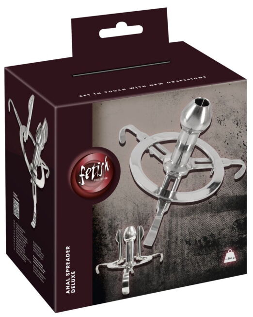 METAAL ANAAL SPREIDER DELUXE RVS SPECULUM PLUG