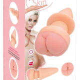 NATURE SKIN 2 IN 1 BUTTPLUG MASTURBATOR EN EXTENSIE
