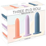 THREE IN A ROW ANALE EN VAGINALE DILDO TRAINING SET