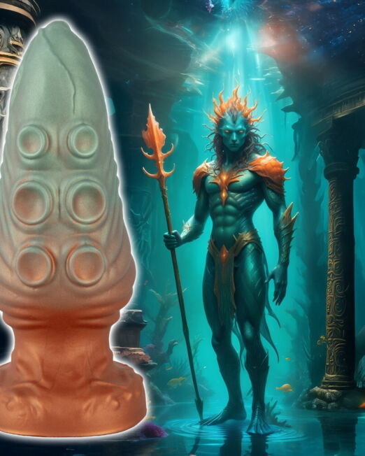 BEASTY COCKS ATLANTIS ANAL FANTASIE PLUG OP ZUIGNAP