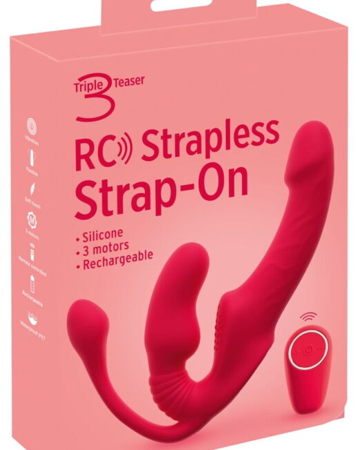 STRAPLESS STRAP ON TRIPLE TEASER OP AFSTAND