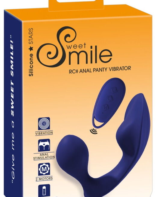 SWEET SMILE CLIT EN ANAAL PANTY VIBRATOR SLIP VIBE