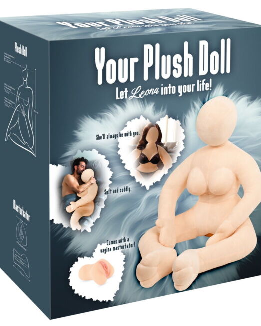 LEVENSGROTE PLUCHE KNUFFEL POP MET MASTURBATOR