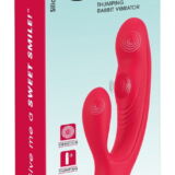 SWEET SMILE RABBIT VIBRATOR MET PULSERENDE FUNCTIE