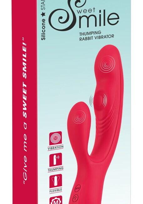 SWEET SMILE RABBIT VIBRATOR MET PULSERENDE FUNCTIE